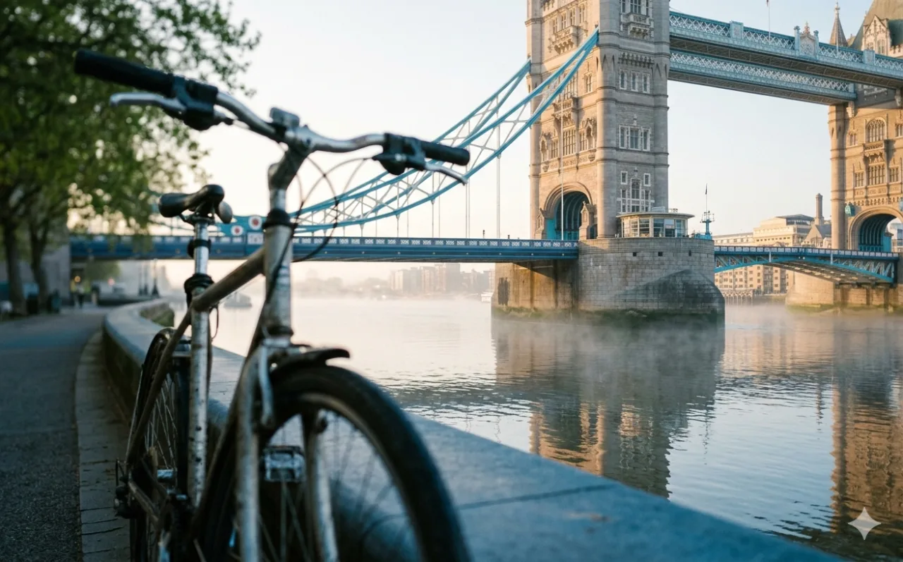 Icons and Insights bike tour past London landmarks